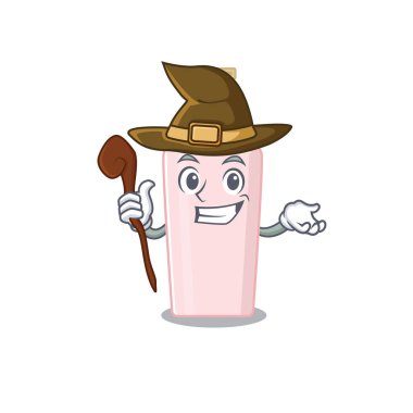 Temel komik ama sinsi cadı çizgi film karakter tasarımı