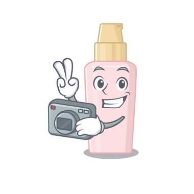 Kamerayla çalışan profesyonel bir fotoğrafçı derneği karikatürü.