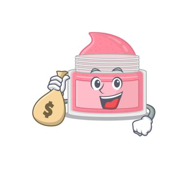 Karikatür karikatüründe para çantası taşıyan bir ceset.