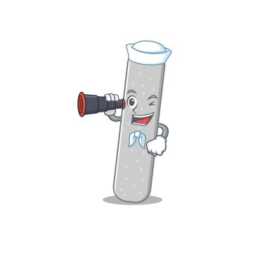 Emery Sörf tahtalarının dürbünlü bir karikatür tasarımı