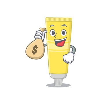 Çılgın zengin çizgi film resimlerinde saç boyasının para çantaları vardı.