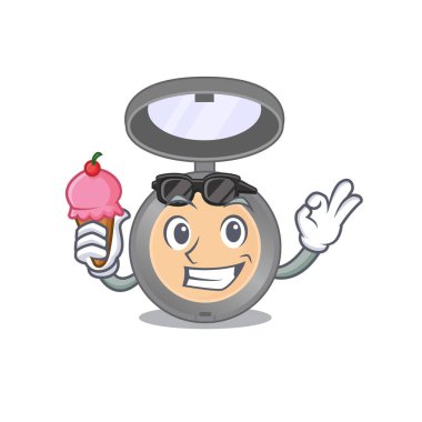 Dondurmalı fosforlu fosforlu kalem tasarımı. Vektör illüstrasyonu