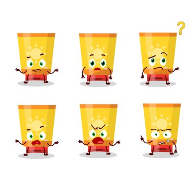 Güneş kreminin çizgi film karakteri hangi ifadeyle. Vektör illüstrasyonu