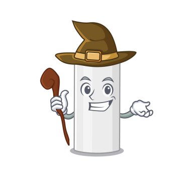 Sinsi cadı saç spreyi çizgi film karakteri tasarımı