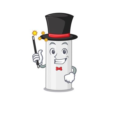 Saç spreyi karikatür tasarımında zeki bir sihirbaz.