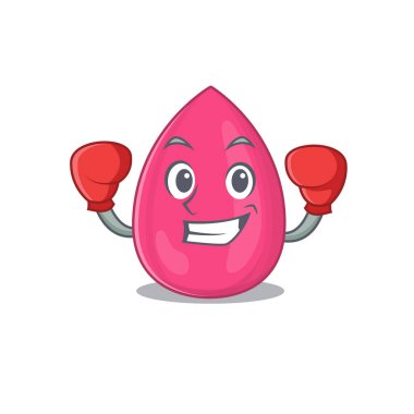 Makyaj süngeri, bir boks şampiyonu olarak karakter tasarımı.