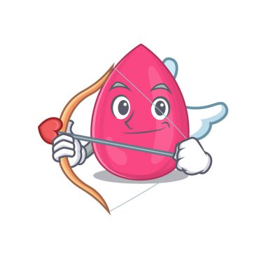 Sevimli bir makyaj süngeri, oklu romantik bir aşk filmi gibi.