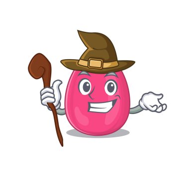 Sinsi cadı makyaj süngeri çizgi film karakter tasarımı