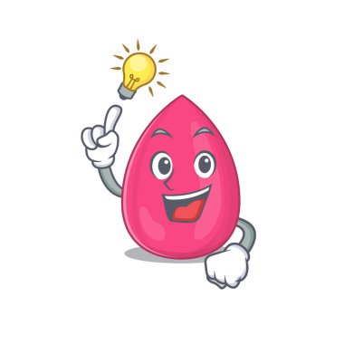 Dahi makyaj süngeri maskot karakterinin bir fikri var.