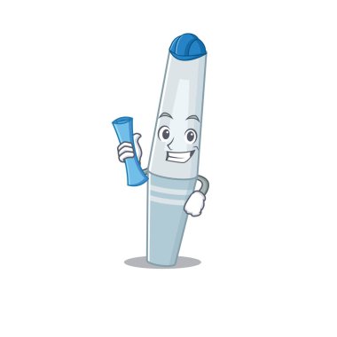 Yeni şehir manzaralı maskara mimarinin karikatür tasarımı mavi baskılar