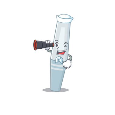 Dürbünlü rimel denizcisinin çizgi film tasarımı