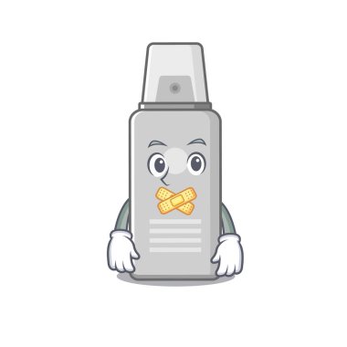 Tıraş köpüğü çizgi film karakteri stili garip, sessiz bir yüzü var. Vektör illüstrasyonu