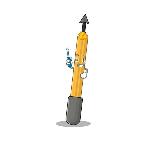 作为汽车的浮潜箭的漫画设计风格 — 图库矢量图片