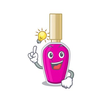 Dahi pembe ojeli maskot karakterinin bir fikri var.