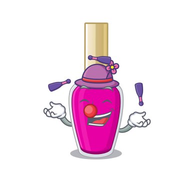 Pembe ojeli karikatür tasarımı. Hokkabazlık yapmayı seviyorum.