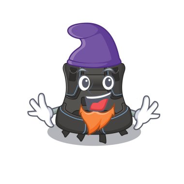 Bir Elf peri masalı karakteri olarak scuba batmazlık dengeleyicisi muhteşem bir çizgi film tasarımı