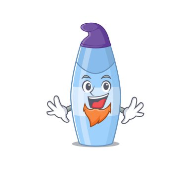 Bir Elf peri masalı karakteri olarak şampuanın muhteşem bir çizgi filmi. Vektör illüstrasyonu