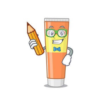 Öğrenci diş macunu maskotu tasarım çalışması