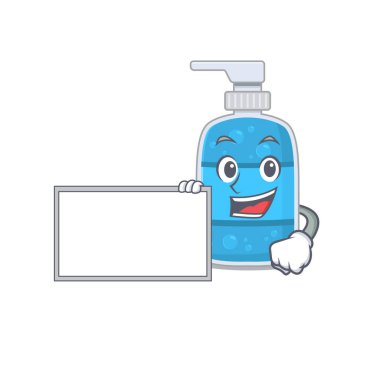 Çizgi film karakteri tasarımı, el yıkama jeli.