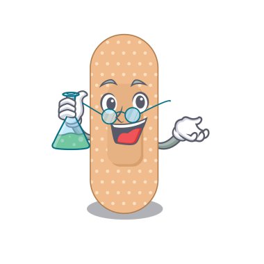 Süper Dahi, standart bandaj profesörü. Laboratuvar üzerinde çalışan karikatür karakteri.