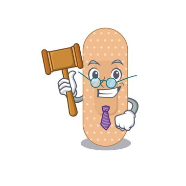 Standart bandaj karikatürü kavramının mantıklı bir yargıcı gözlük takıyor.