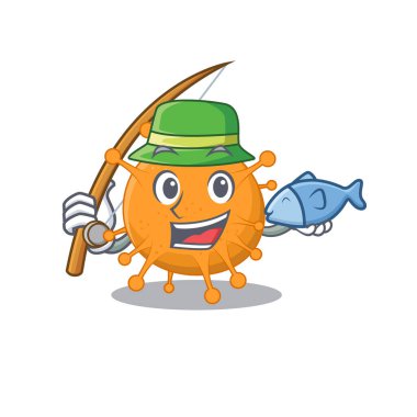 Anaplasmanın çizgi film tasarımı stili balığa gider.