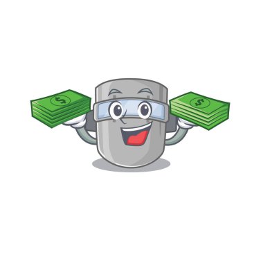 Çok parası olan zengin bir kaynak maskeli çizgi film karakteri.