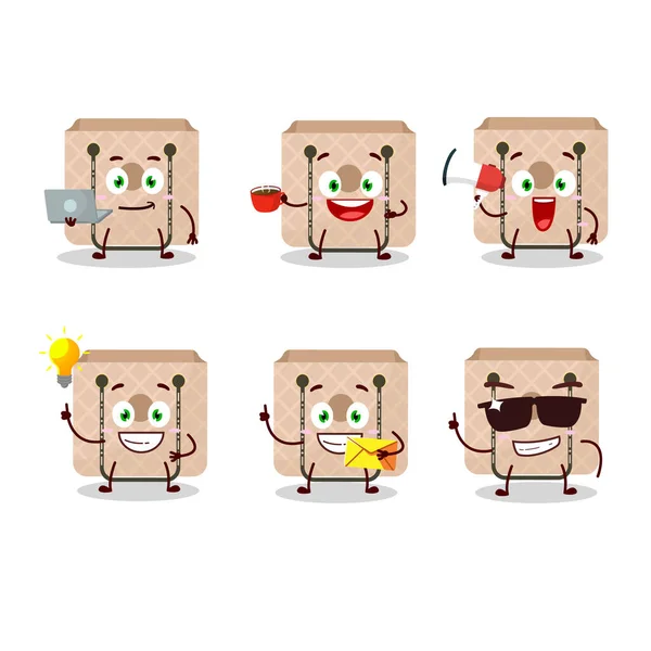 Women Sling Bag Cartoon Character Various Types Business Emoticons Vector — Stock Vector