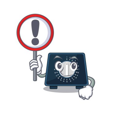 Mutfak zamanlayıcısının karikatür simgesi.