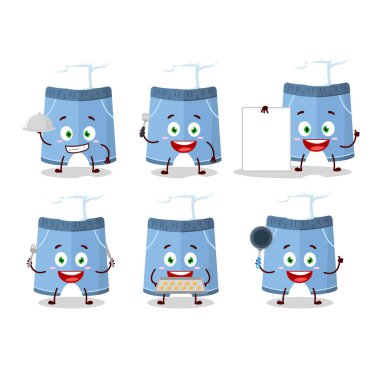 Çeşitli şef simgeleriyle kısa film karakteri