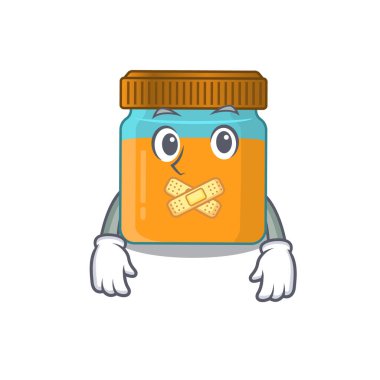 Bal kavanozu çizgi film karakteri gibi garip sessiz bir yüzü var.