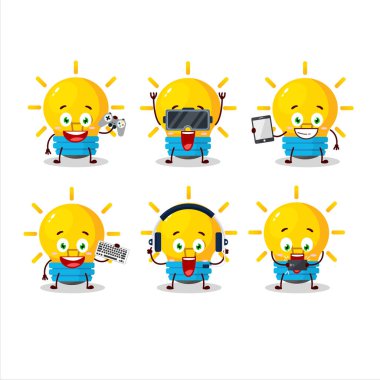 Lamba fikirleri çizgi film karakteri çeşitli şirin ifadelerle oyunlar oynuyor