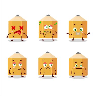 Karakterde ifadesiz kalem karikatürü