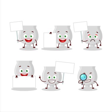 Gümüş kupa çizgi film karakteri bilgi panosu getir