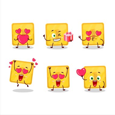 Altın rengi ilk çizgi film karakteri. Sevgi dolu bir ifade.