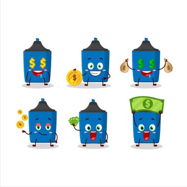 Şirin ifadeli yeni mavi fosforlu çizgi film karakteri para getiriyor