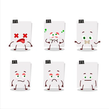 Kağıt beyaz renkli, ifadesiz, yapışkan notlar.