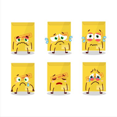 Üzücü ifadeli gizli bir çizgi film karakteri