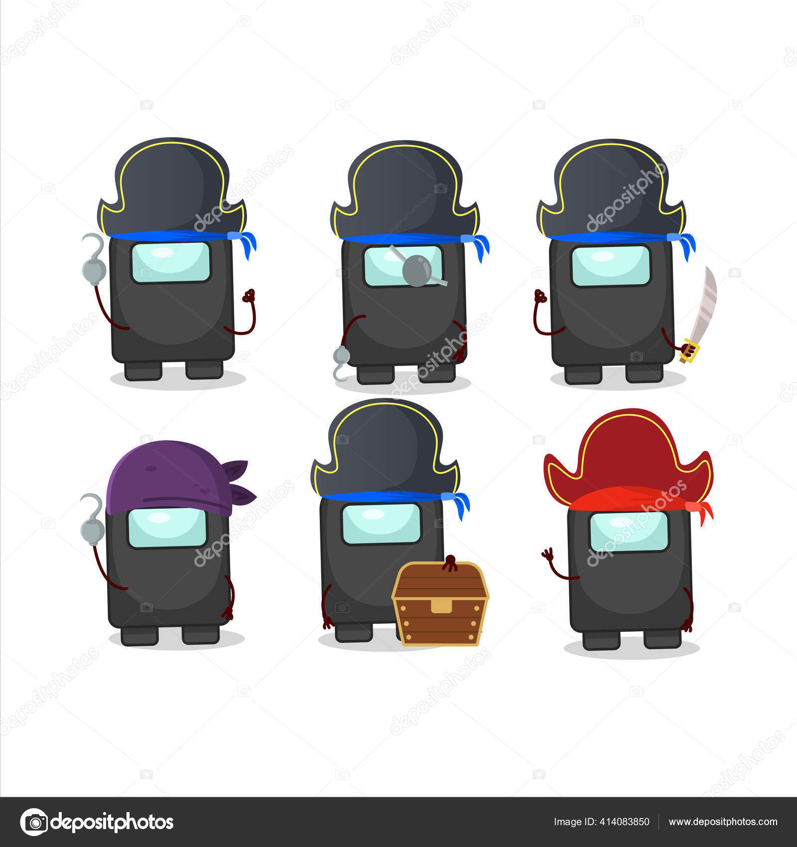 Among Us Blackストックベクター ロイヤリティフリーamong Us Blackイラスト Depositphotos