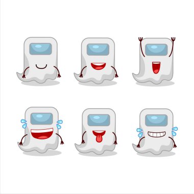 Aramızda beyaz, gülümseyen bir hayaletin çizgi film karakteri