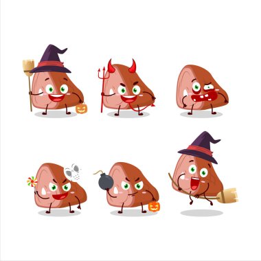 Cadılar Bayramı ifade ifadeleri et çizgi film karakteri ile