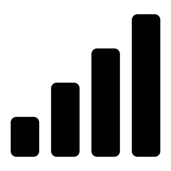 Hücresel sinyal güç vektör simgesi. Mobil ağ ya da iletişim, teknoloji ya da arayüz tasarımı için kablosuz bağlantı sembolü. Siyah illüstrasyon beyaz arkaplanda izole edildi.