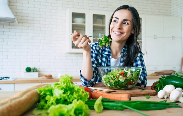 Gezonde Levensstijl Goed Leven Biologisch Voedsel Groenten Close Portret Van — Stockfoto