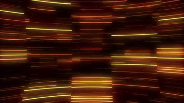 Abstract animated curved lines background with glow and shine effect, concepts, ideas, 4k, seamless loopable element