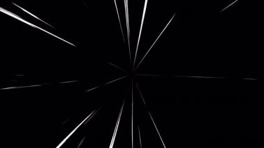 Dairesel canlandırılmış hız çizgileri arkaplan veya kaplama, kavramları, fikirleri, 4k, pürüzsüz döngü ögesi, alfa kanallı şeffaf arkaplan