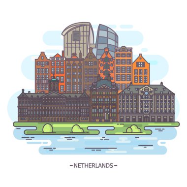 Müzelerine ve anıtlarına Hollanda veya Hollanda