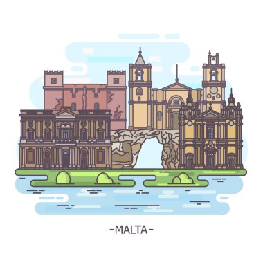 Malta, turizm Tema yerlerinden tarihi mimarisi