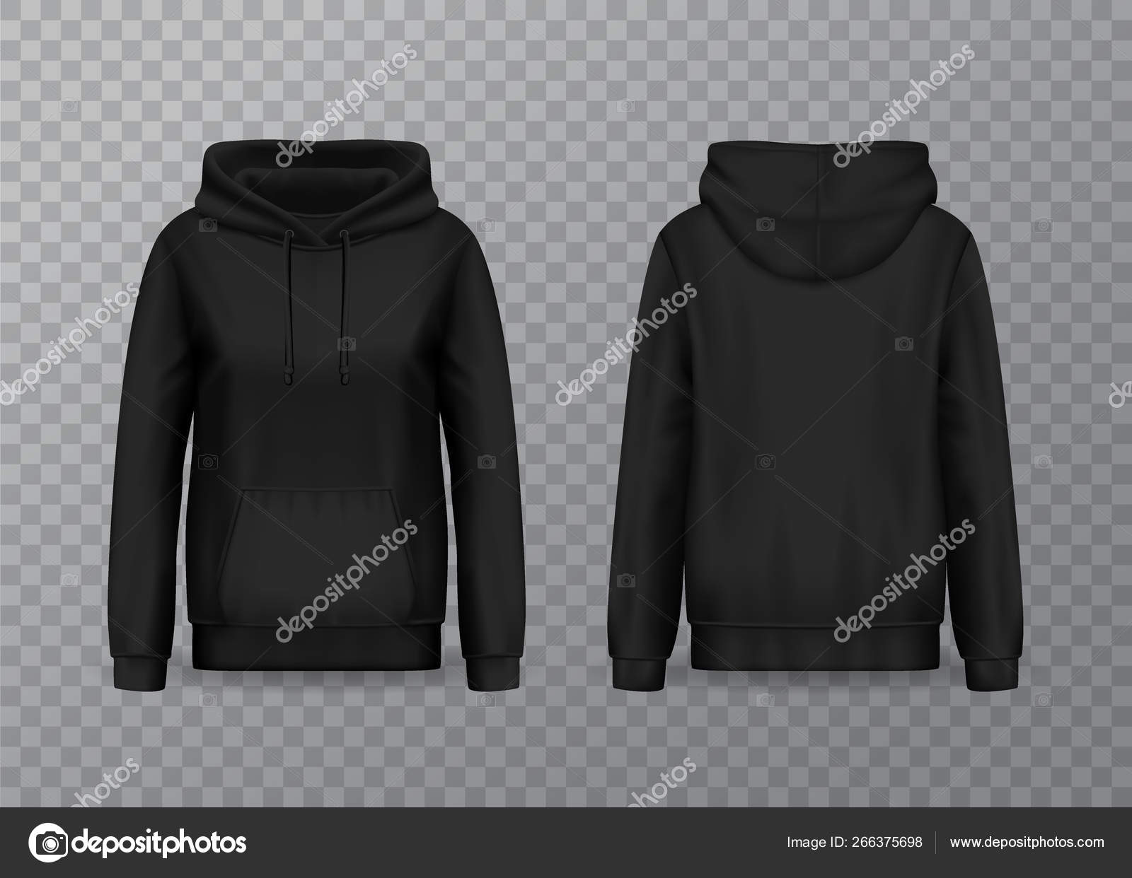 Women hoody or 3d pullover hoodie for woman Stock Vector by