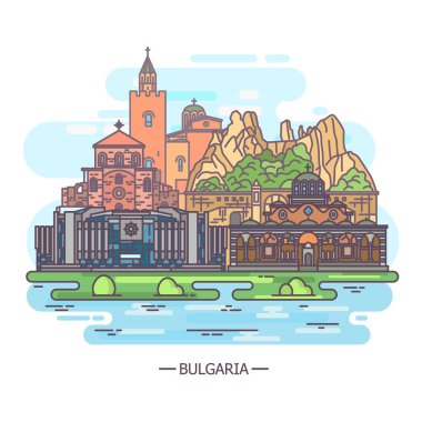 Bulgaristan tarihi simgeleri, çizgi manzaralı
