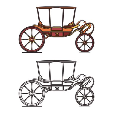 Evlilik için eski araba, düğün vintage savaş arabası